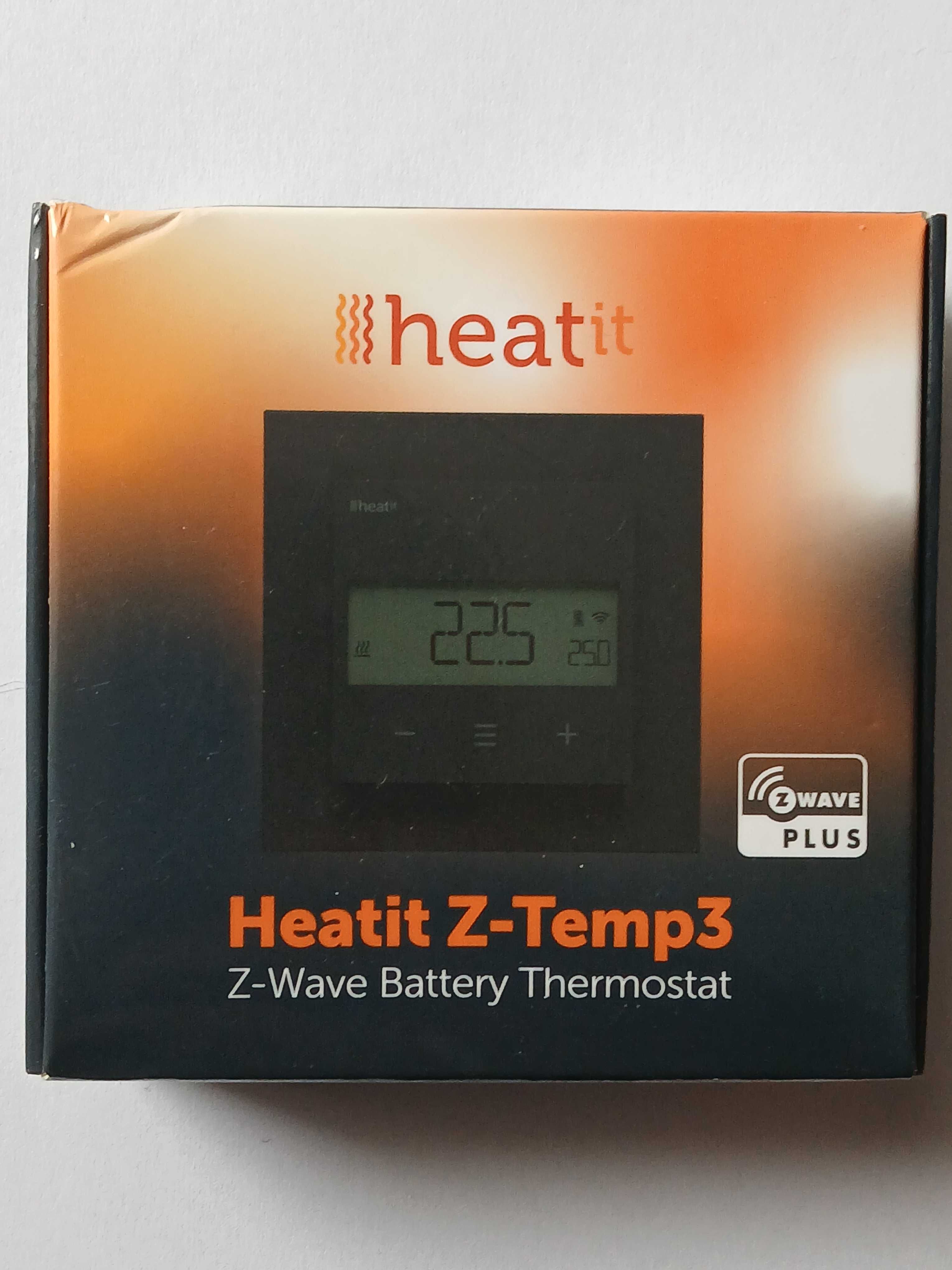 Heatit Z-Temp3 bezprzewodowy termostat - czarny*nowy Oryginał