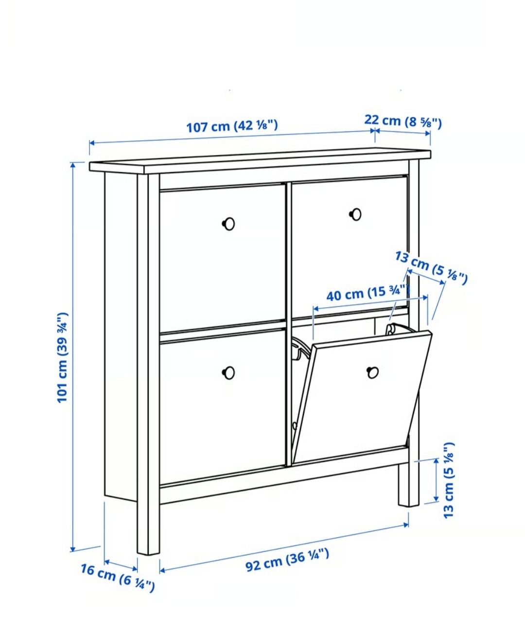 Sapateira IKEA Hemnes