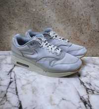 buty sportowe Nike air max leather premium white grey 41 40 sport retr