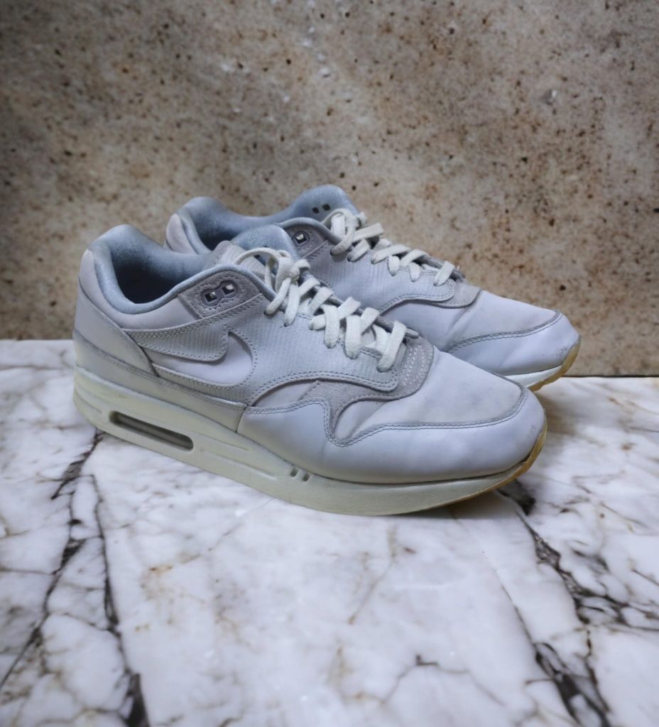 buty sportowe Nike air max leather premium white grey 41 40 sport retr