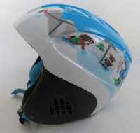 kask narciarski alpina dziecięcy 51-55 cm regulacja obwodu głowy