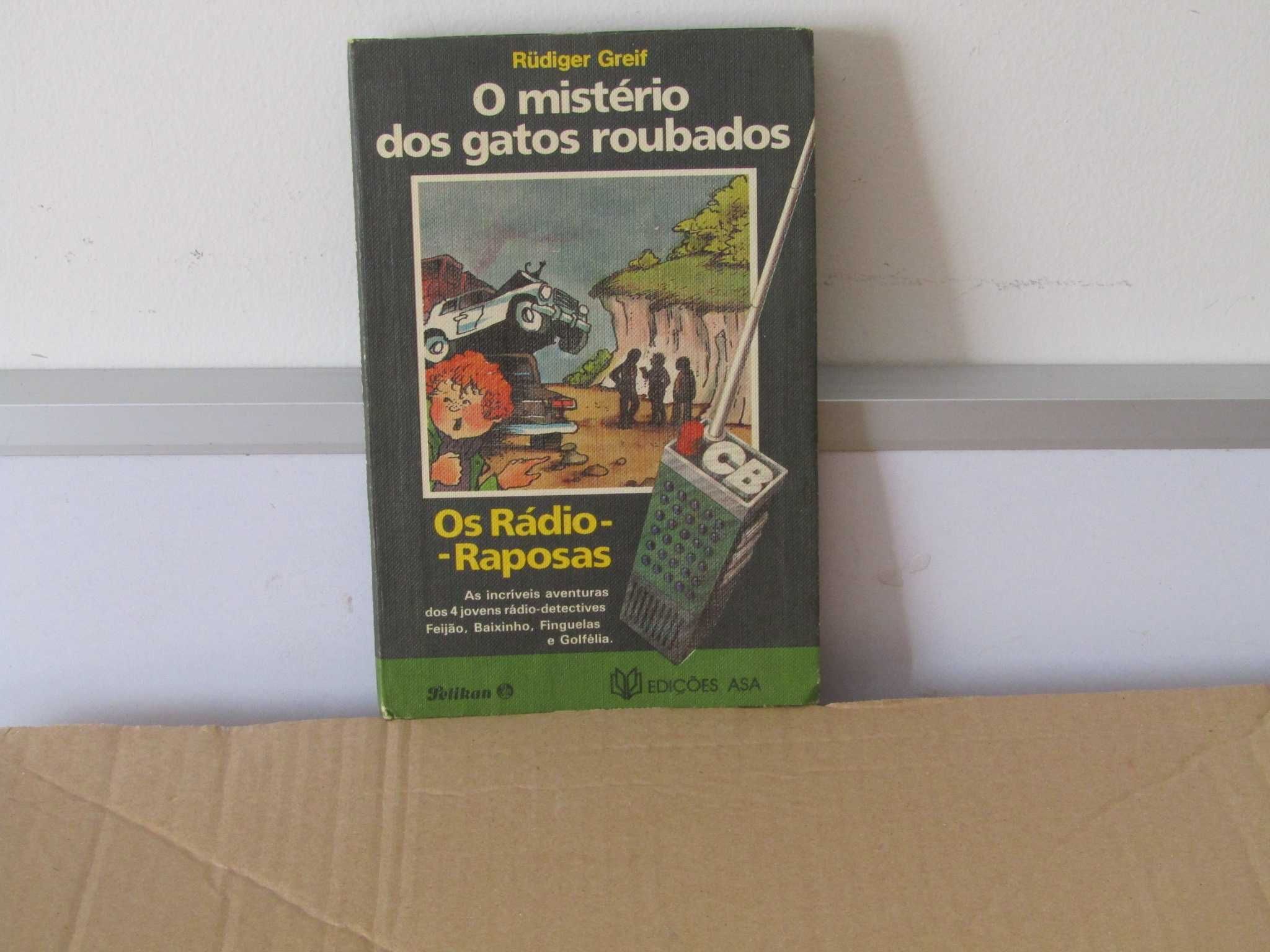 "Os rádio-raposas" - 1988 - livros juvenis