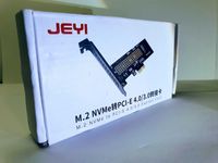 Адаптер JEYI NVMe - PCIe 4.0 X1 M.2 SSD