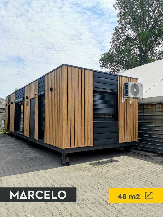 Dom mobilny-48 m2-dwa pokoje, kuchnia, łazienka-POD KLUCZ!