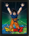 DRAGON BALL Z Plakat 3D W Ramce/GOKU Zwiększenie Poziomu Mocy/DBZ Nowa
