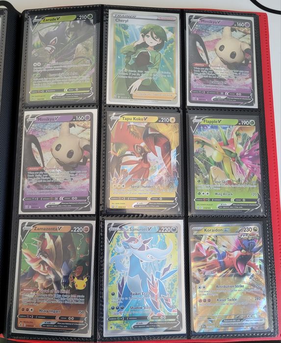 Pokemon TCG - singels full art, rare, holo e reverse holo, promo