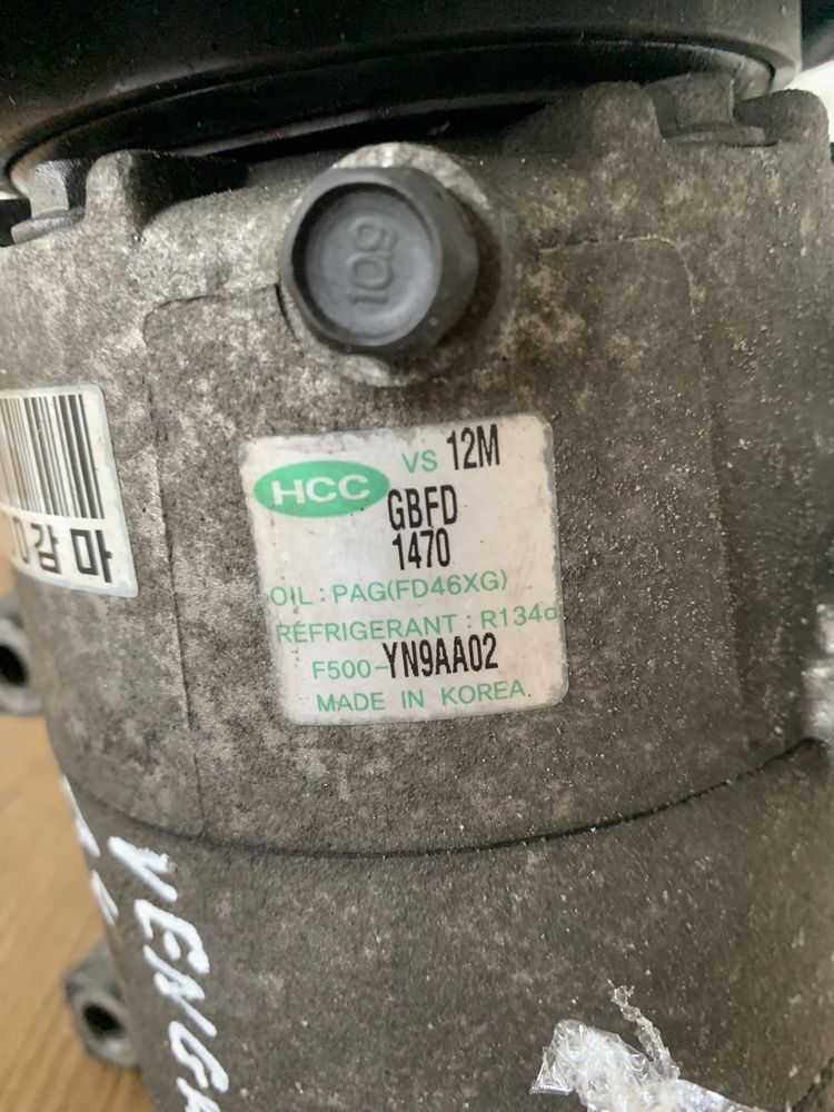 Sprężarka klimatyzacji KIA Venga Hyundai IX20 1.4 16V F500YN9AA02