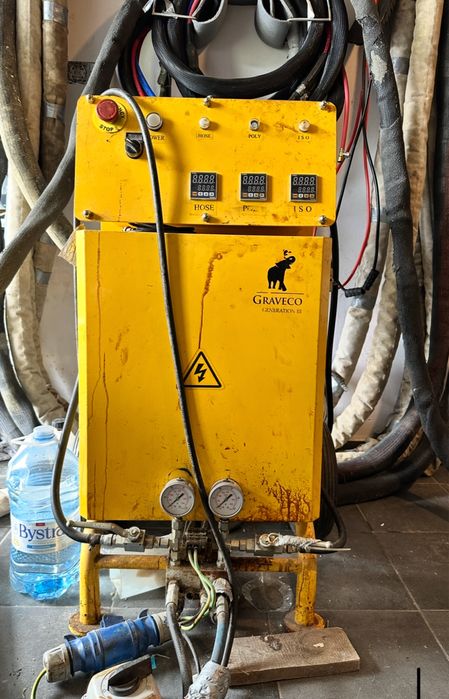 Okazja ! Maszyna do natrysku pianki PUR Graveco Probler P2 i kompresor