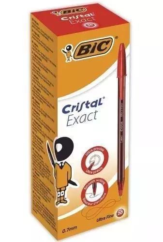 Długopis Cristal Exact czerwony (20szt). BIC