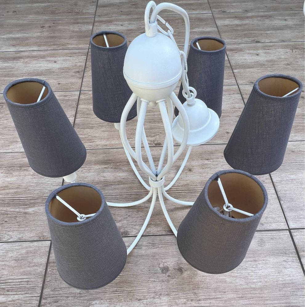 Lampa Sufitowa Wisząca z Abażurami
