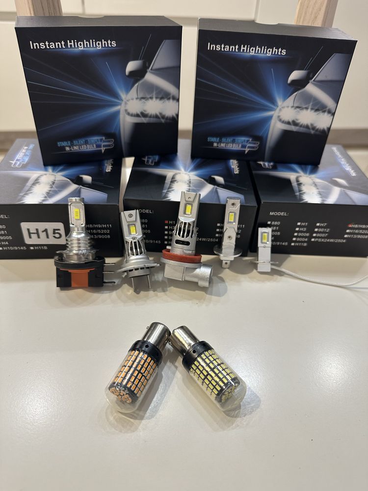 Лед лампи H1; H3 H7 H9 H11 H15 Led