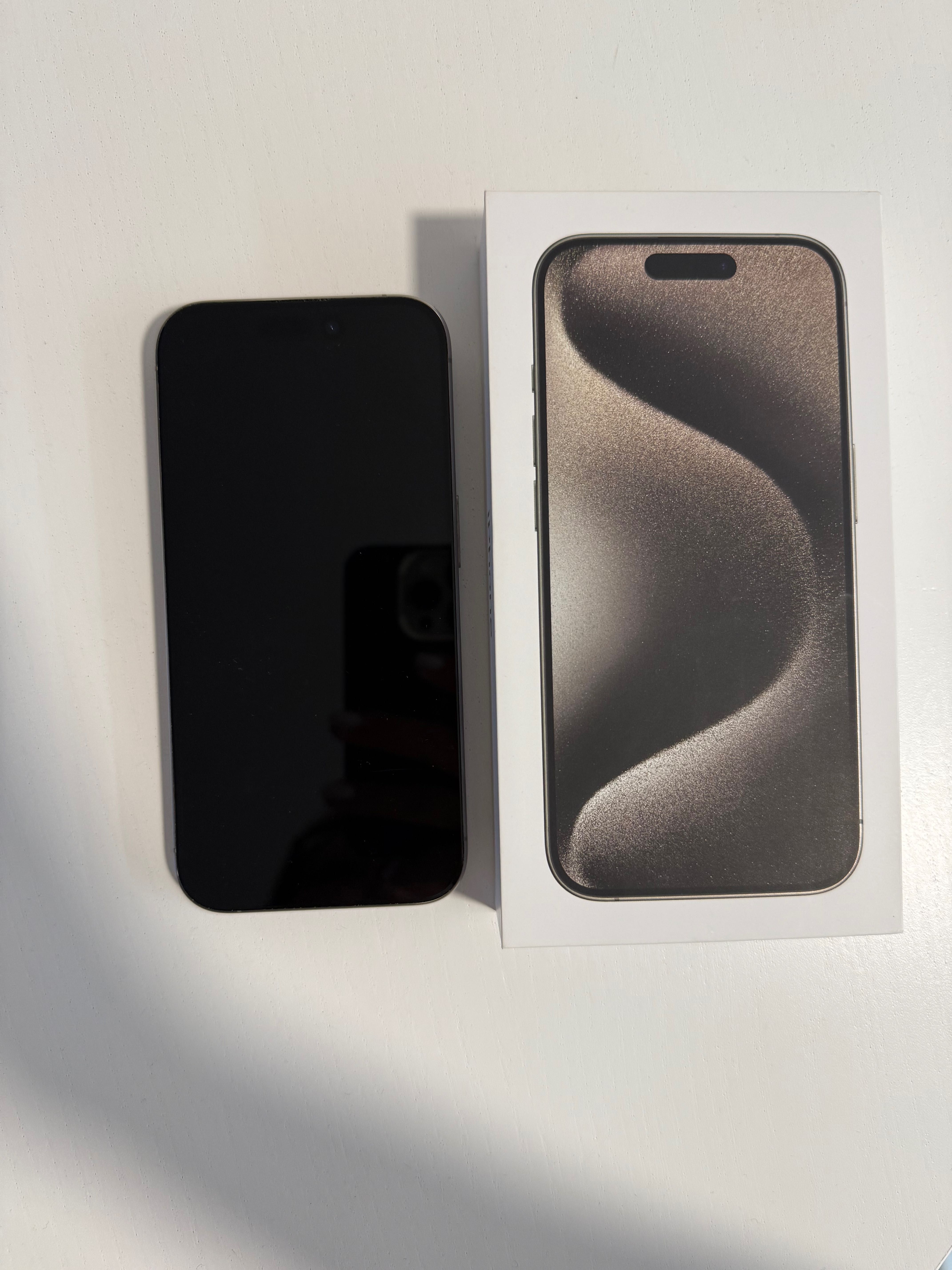 iPhone 15 Pro 256 GB – Natural Titanium