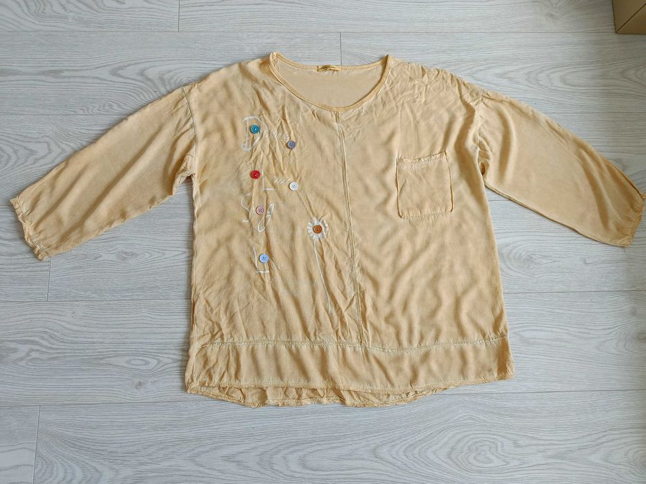 Bluzka z 3/4 rękawem, rozmiar 48/50