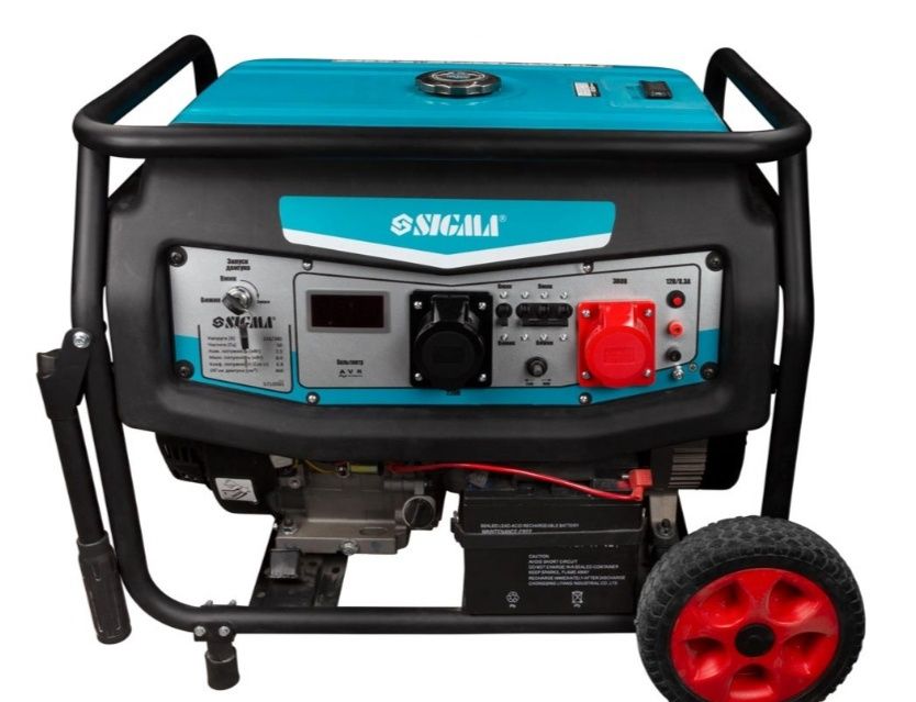 Генератор 8.0квт, бензин SIGMA 5710501, 220/380вт, мідь електро/ручний