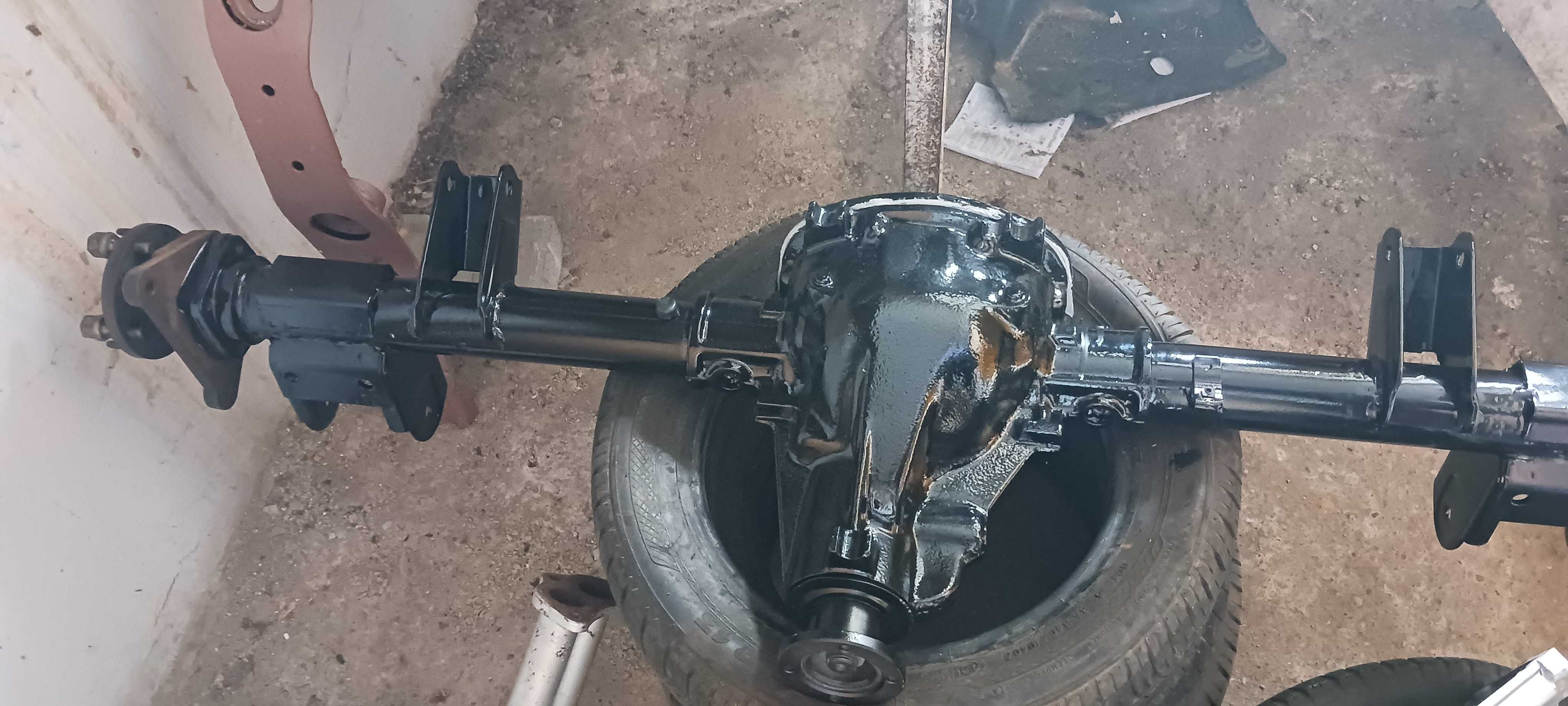 Most Dyfer wąski Polonez Fiat 125 p FSO, 30 tys. km, 11/43