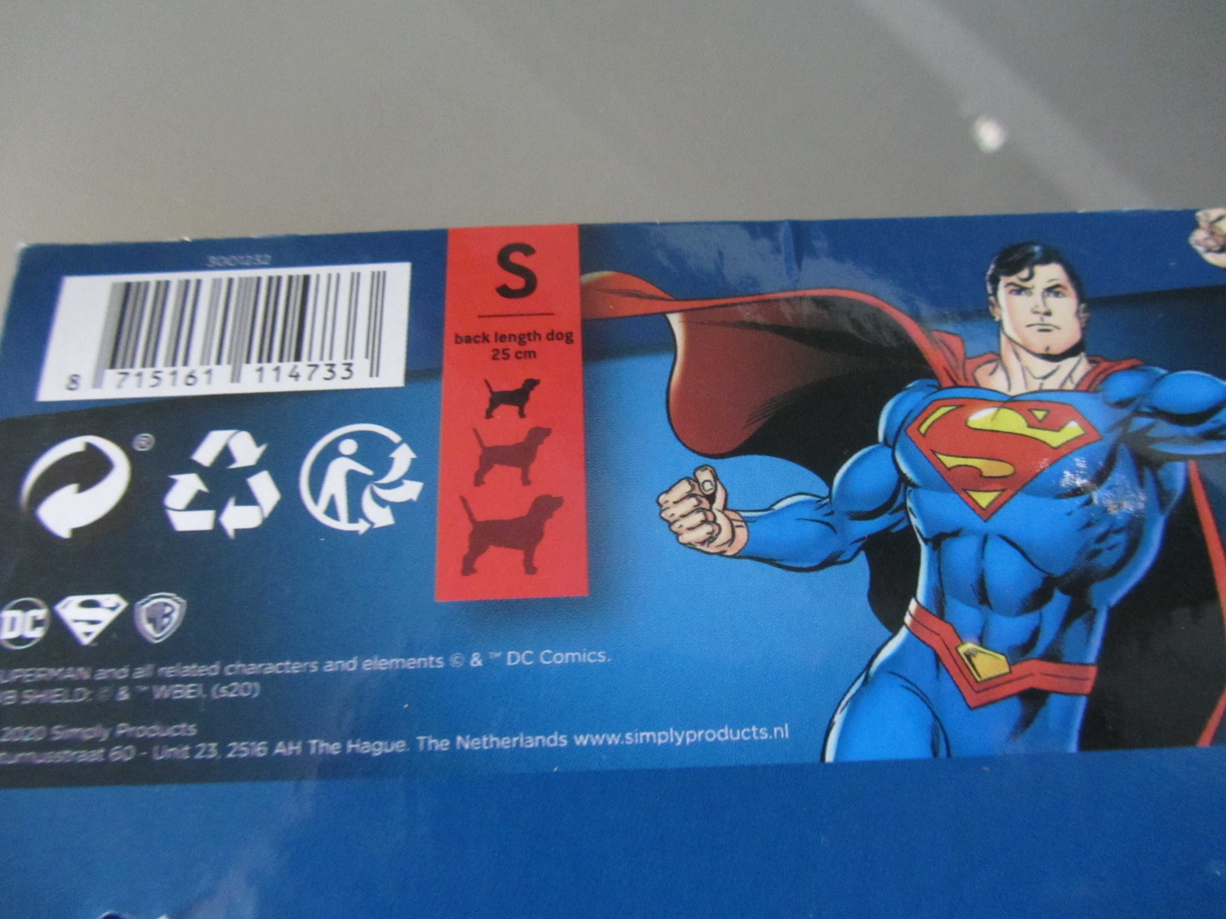 kostium ubranko strój Supermana/Batmana dla psa/kota rozm. S na 25 cm