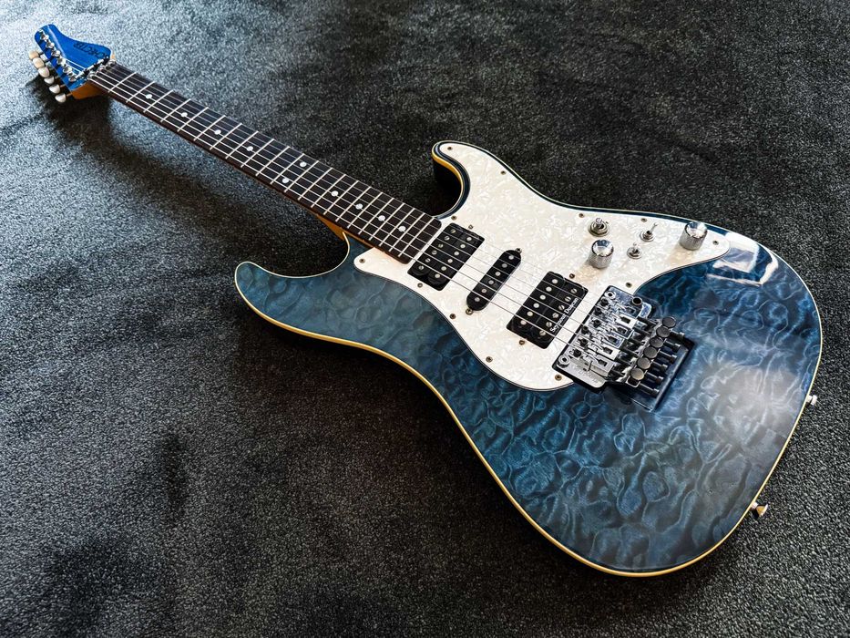 Schecter SD-2-24-AL See-Thru Blue/Rosewood
