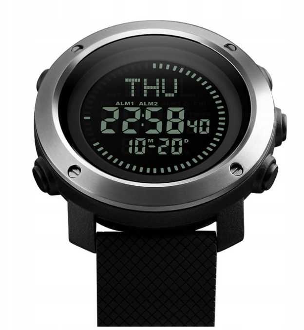 Zegarek męski SKMEI 1416 elektroniczny kalendarz kompas ttst496