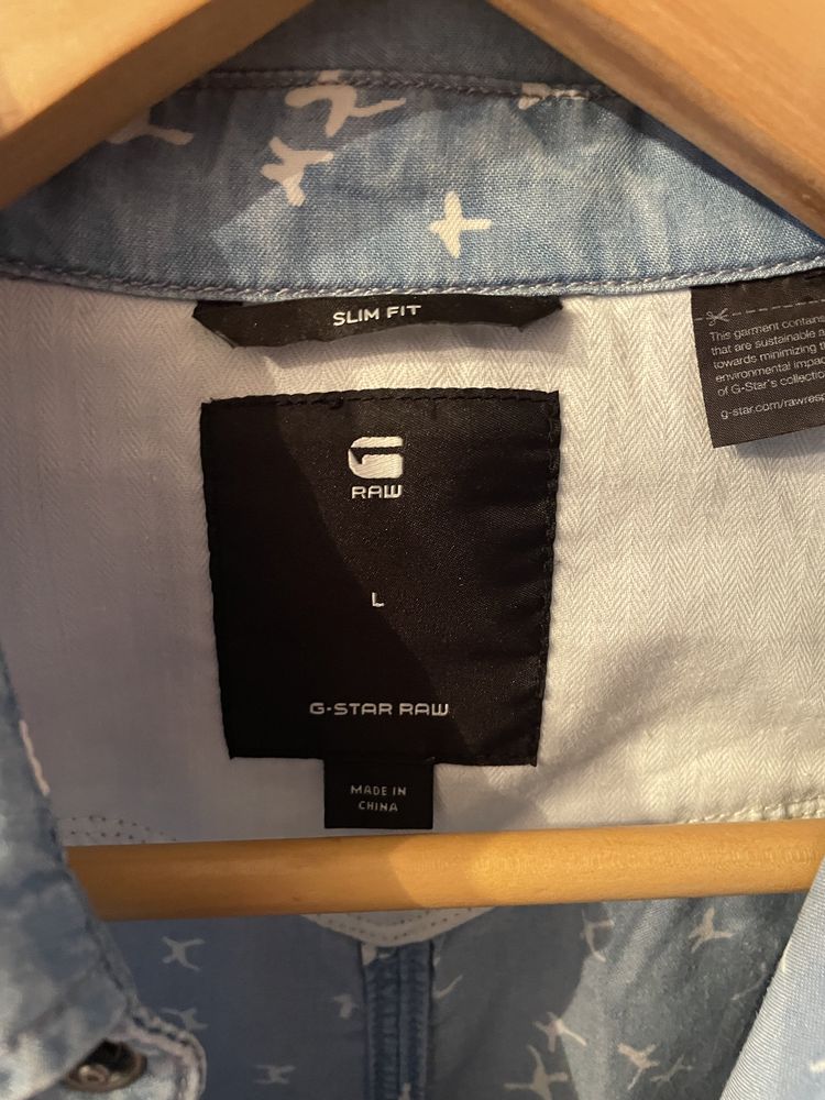 Koszula jeansowa G-STar RAW model slim fit