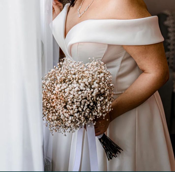 Suknia ślubna Pilar 40-42 - śmietanka