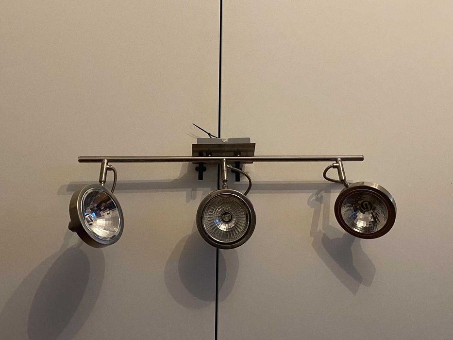 Lampa punktowa Oprawa Sufitowa Spot G9 Metal reflektor 3-punktowy