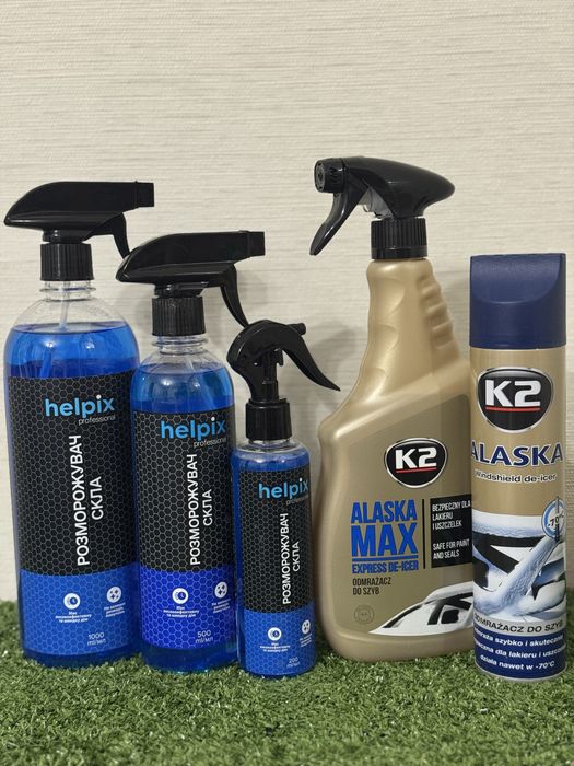 Розморожувач скла вікон, антилід K2 Alaska, Helpix, Plak Deg.