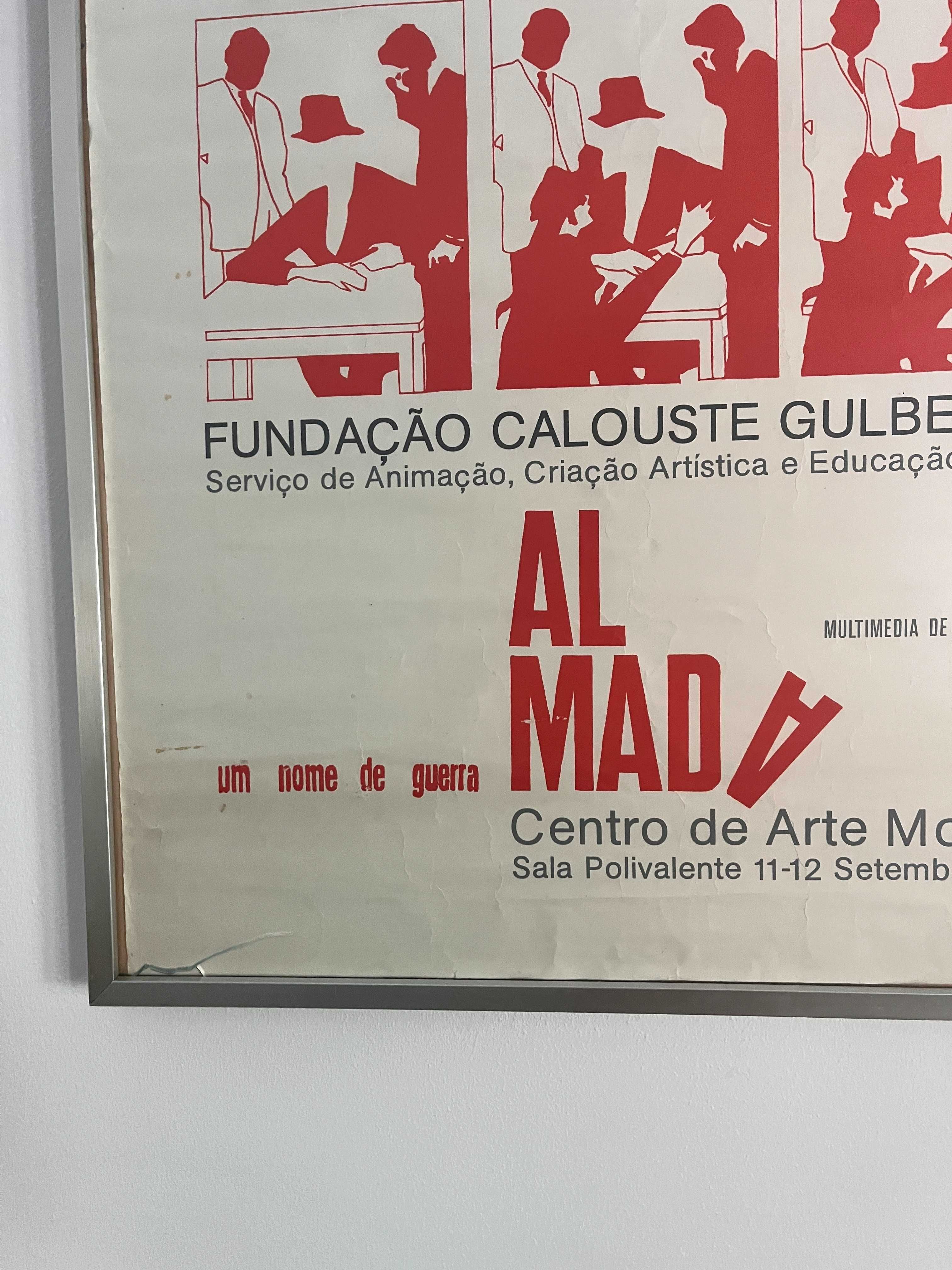 Almada Um Nome de Guerra Gulbenkian Cartaz original 1984