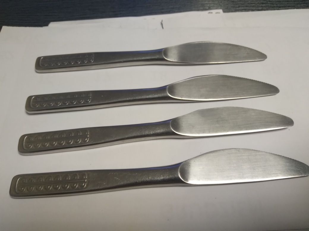 4 noże kuchenne ABS Rostfrei DDR Vintage Prl