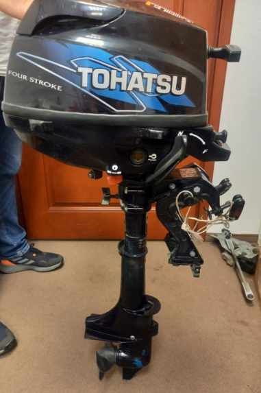 Silnik Tohatsu 3,5 zaburtowy do łódki do łodzi na ryby