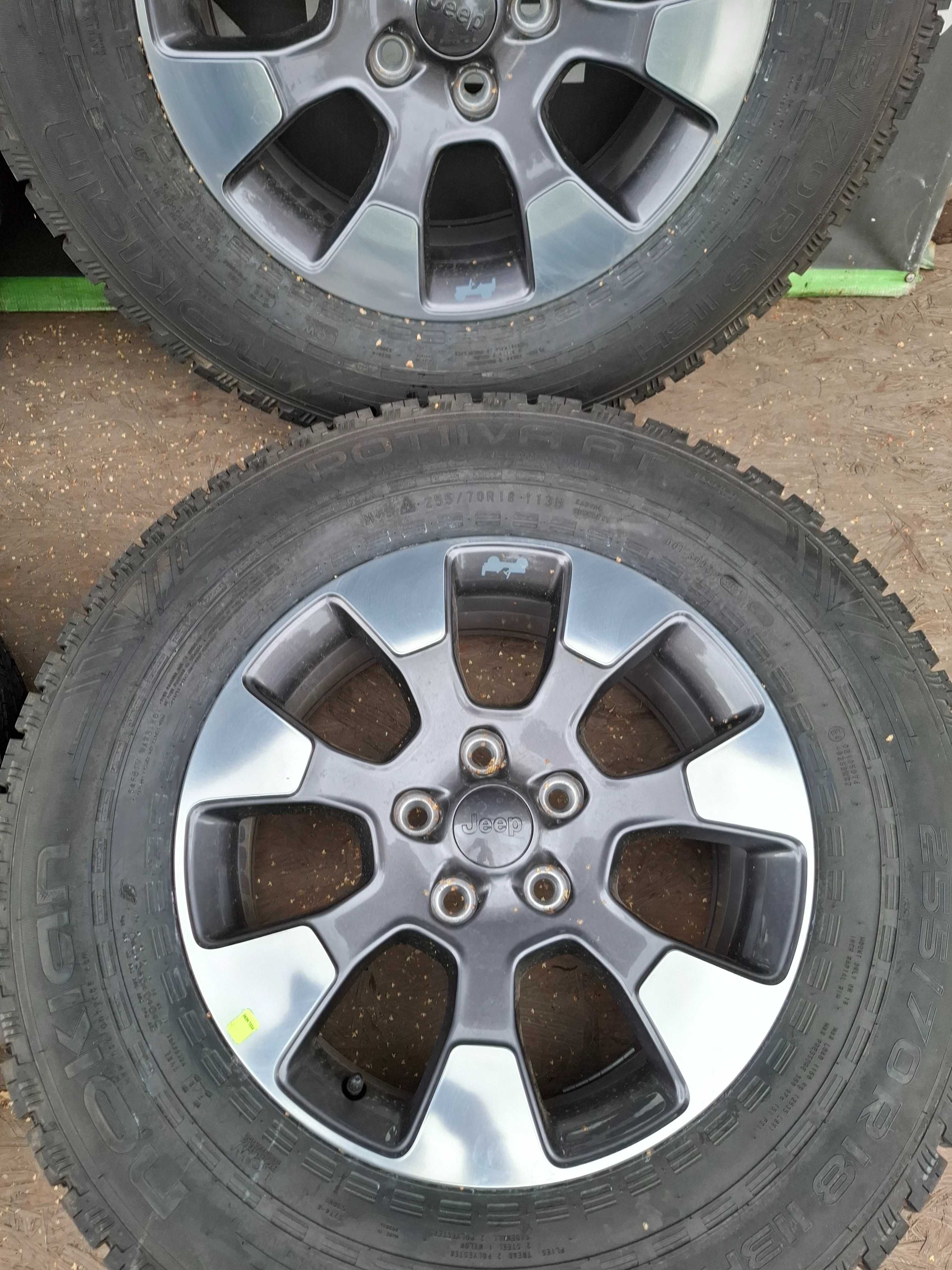Felgi aluminiowe ! JEEP WRANGLER JL 18 CALI ! NOWE MONTAŻ ! TMPS !