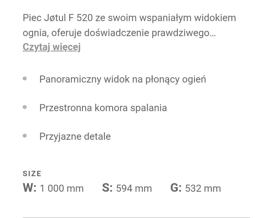 JOTUL F520 3 szyby żeliwny kominek norweski koza piec wolnostojący