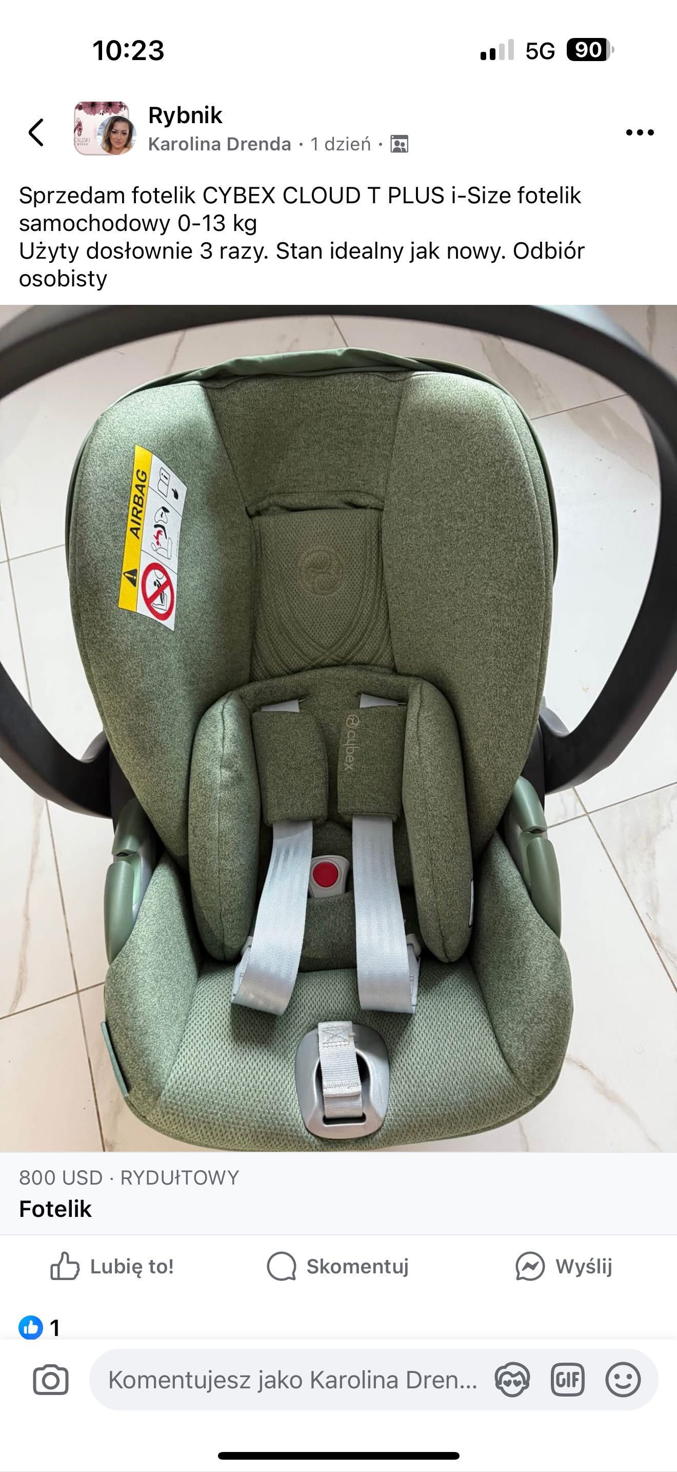 CYBEX CLOUD T i-Size fotelik samochodowy
