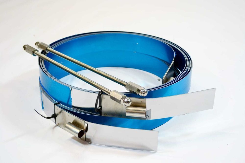 Taśma nierdzewna ozdobna spinajaca balie ogrodowa 2metry