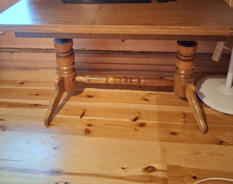 Sprzedam rozkładaną stoło-ławę z regulacją wysokości