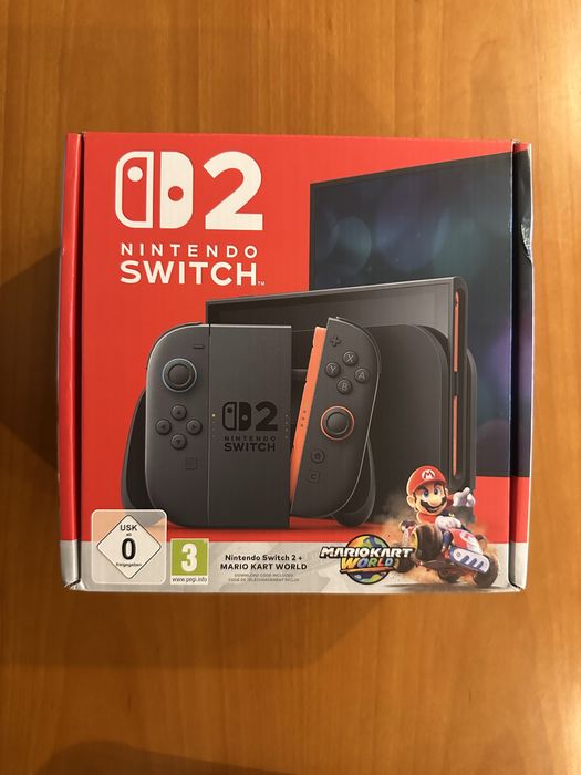 Nintendo Switch 2 Mario Kart Bundle - NOVA E SELADA