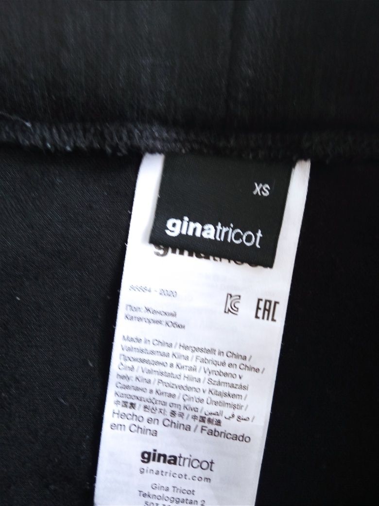Gina Tricot - Spódnica czarna mini rozm.XS 34