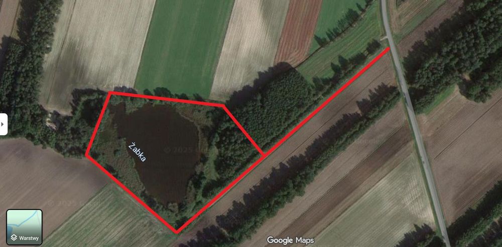 Działka 4h ze stawem