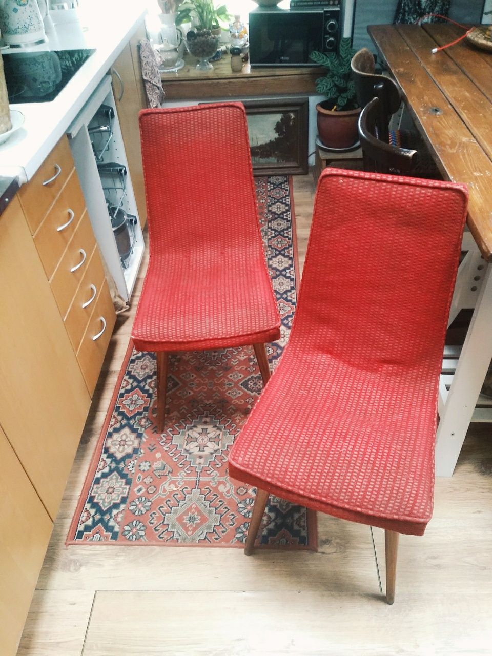 Krzesła PRL patyczaki do renowacji