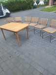 Zestaw krzesła stół Bauhaus vintage