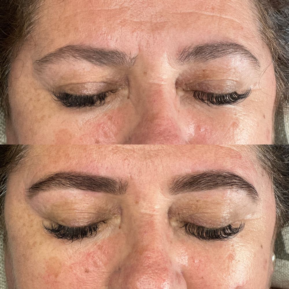 Brow lamination e design sobrancelha