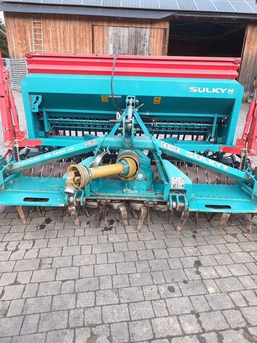Agregat uprawowo-siewny sulky siewnik tależowy nadbudowany wał pakera