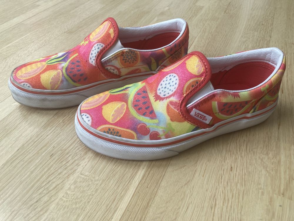 Vans slip-on brokatowe 32 / 19,5 cm stan idealny