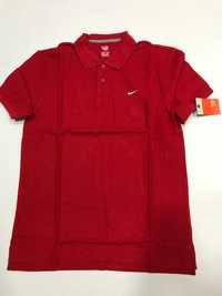 T-shirt czerwony NIKE rozm. L