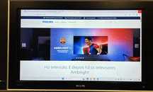 TV Philips com suporte parede