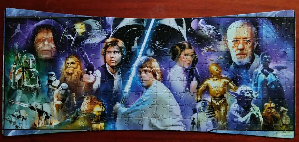 Puzzle Disney - Stars Wars - 3 pudełka = 1 panorama (razem 211 el)