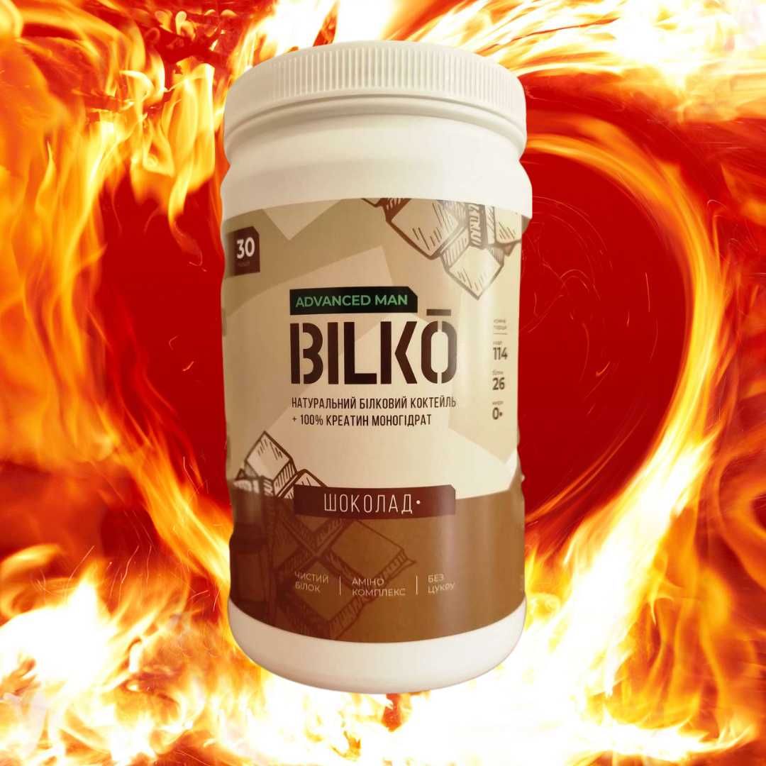 Протеин для МассНабора Advanced Man Bilko 0,9 кг 87% белка с креатином