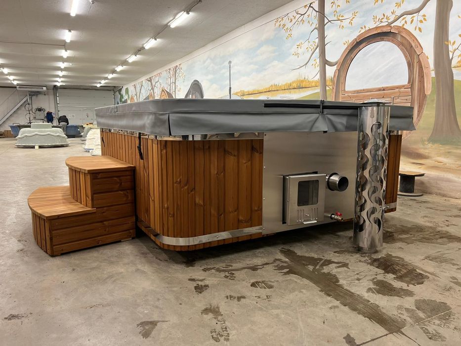 Balia ogrodowa akryl beczka jacuzzi basen