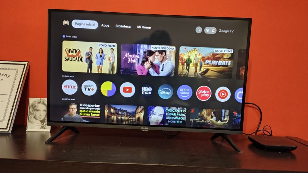 Smart tv Xiaomi 2025. Comomnova e com caixa.
