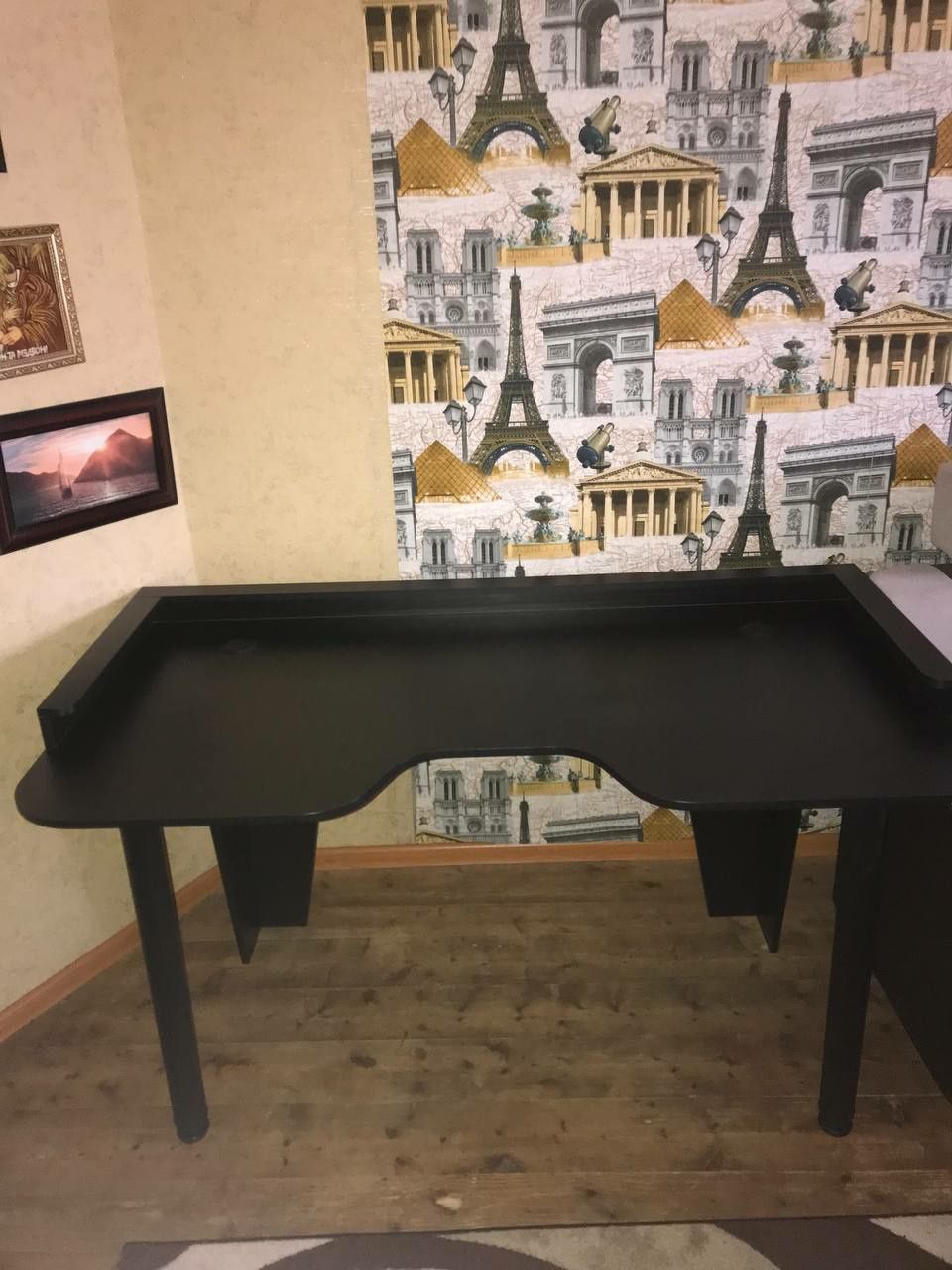 Чорний геймерський стіл (XL: 156х80)