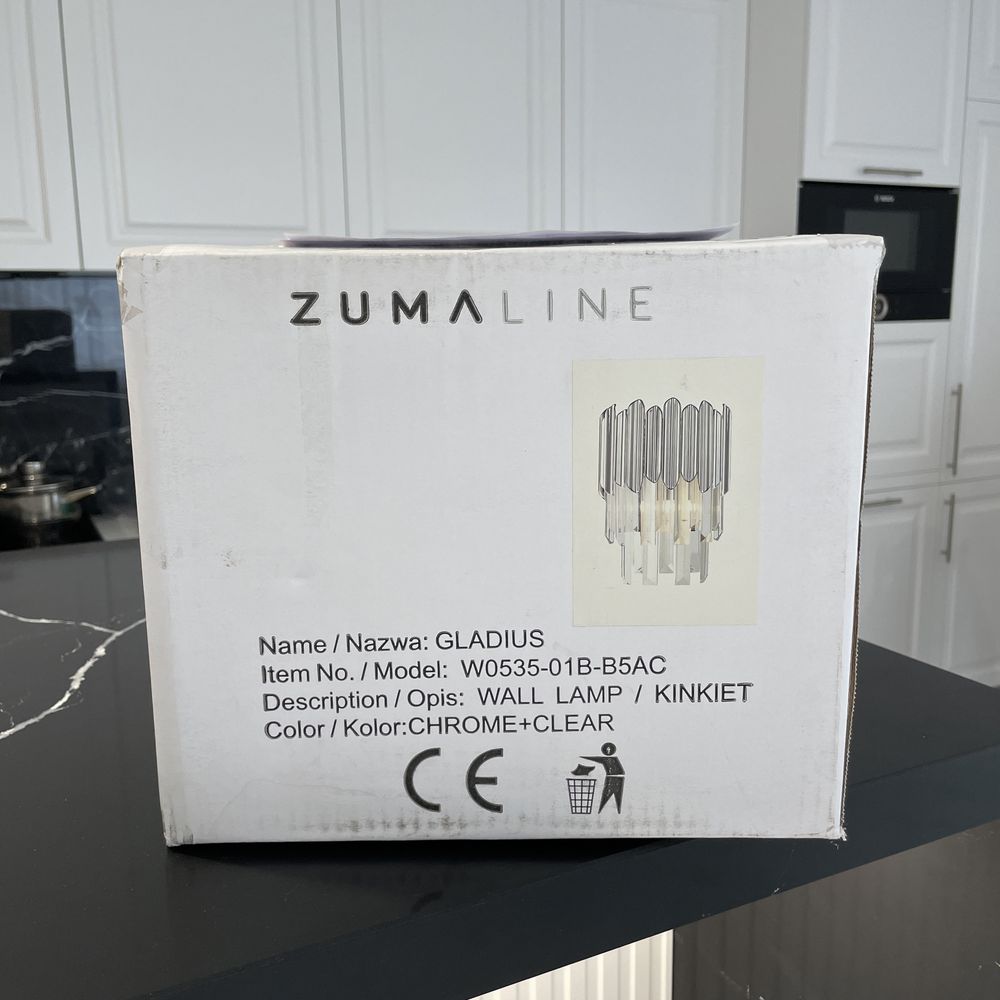Бра кришталеве Zuma Line GLADIUS Zumaline gladius світильник ночник